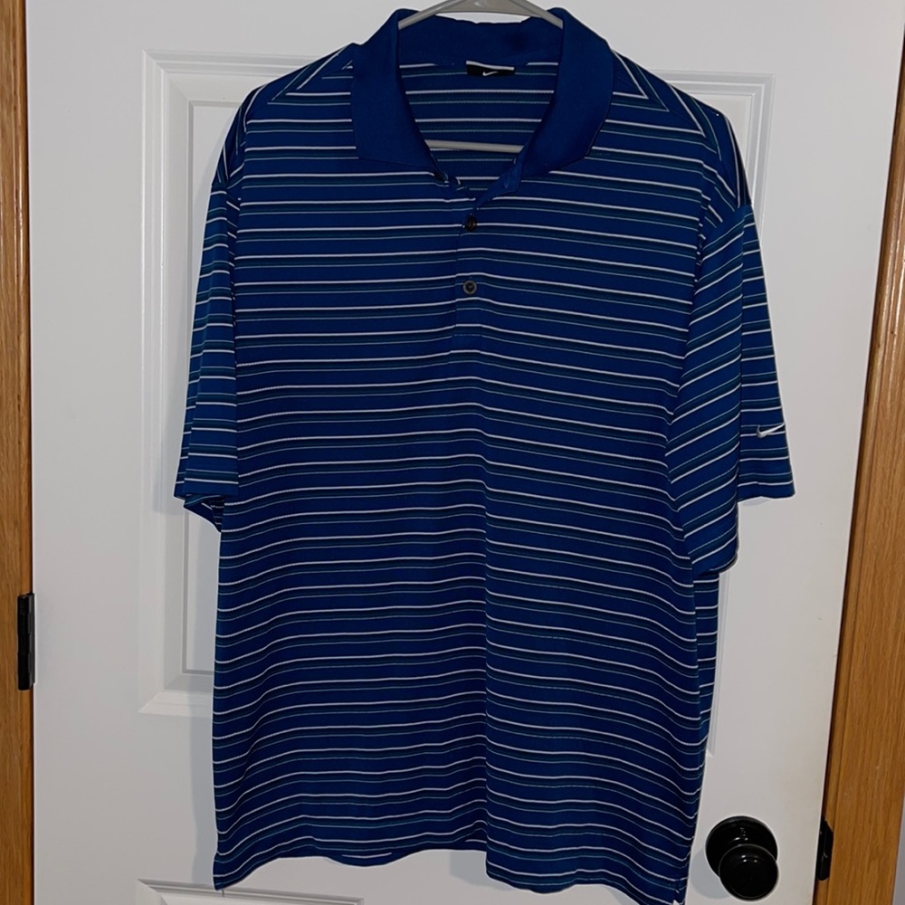 Nike Golf Dry Fit Breathable Polo Mens sz L